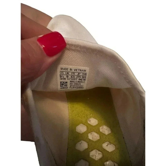 Adidas NMD_R1 Chalk White Semi Solar Men Sneakers Size 9.5 - Picture 8 of 10